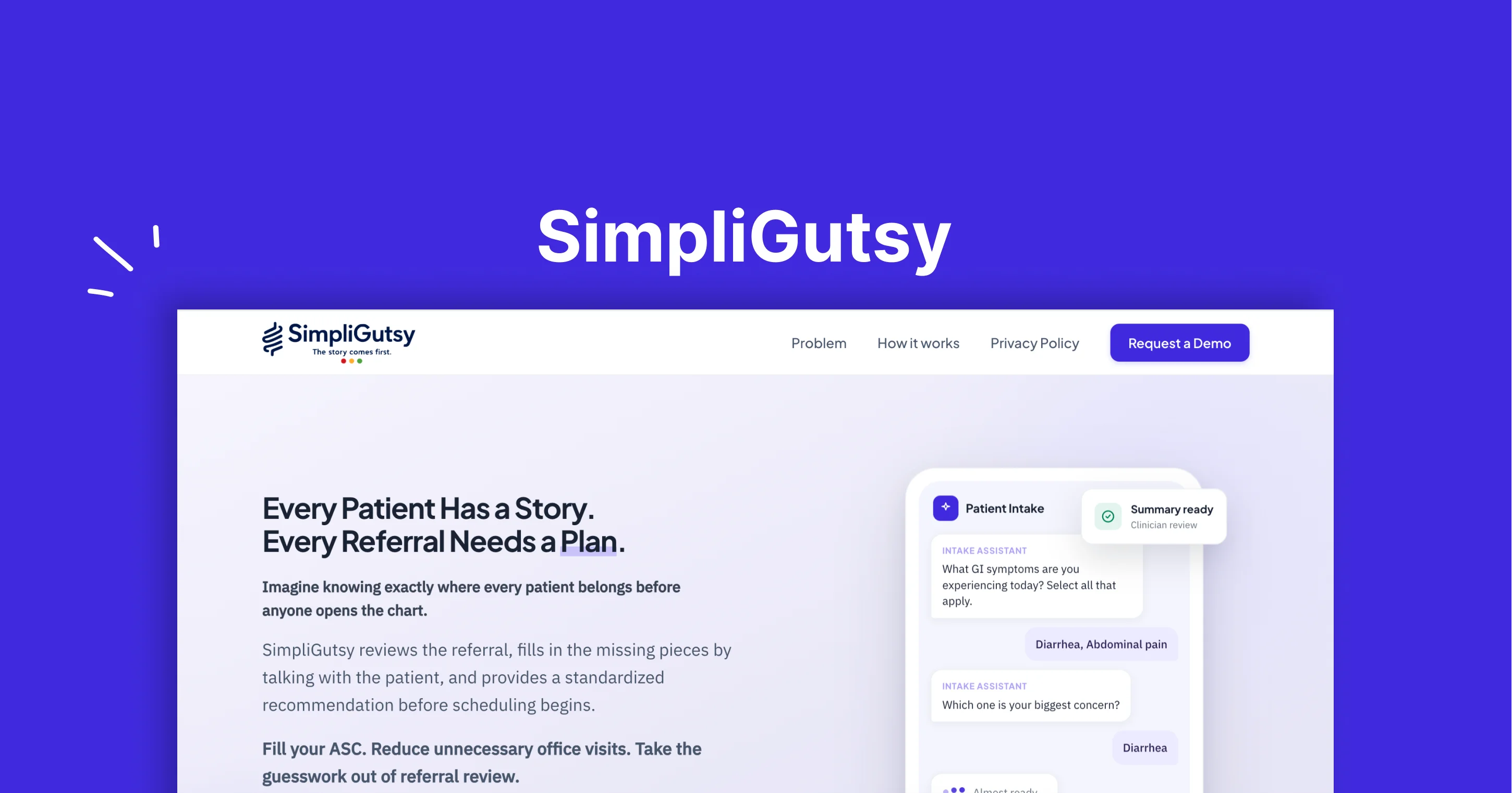 SimpliGutsy product marketing banner